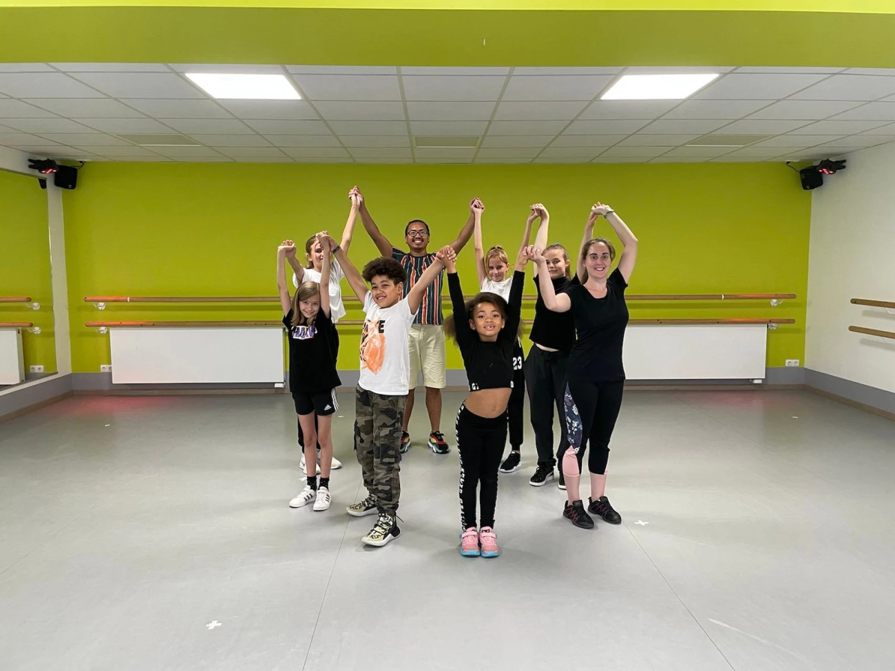 Schlusspose der Choreografie